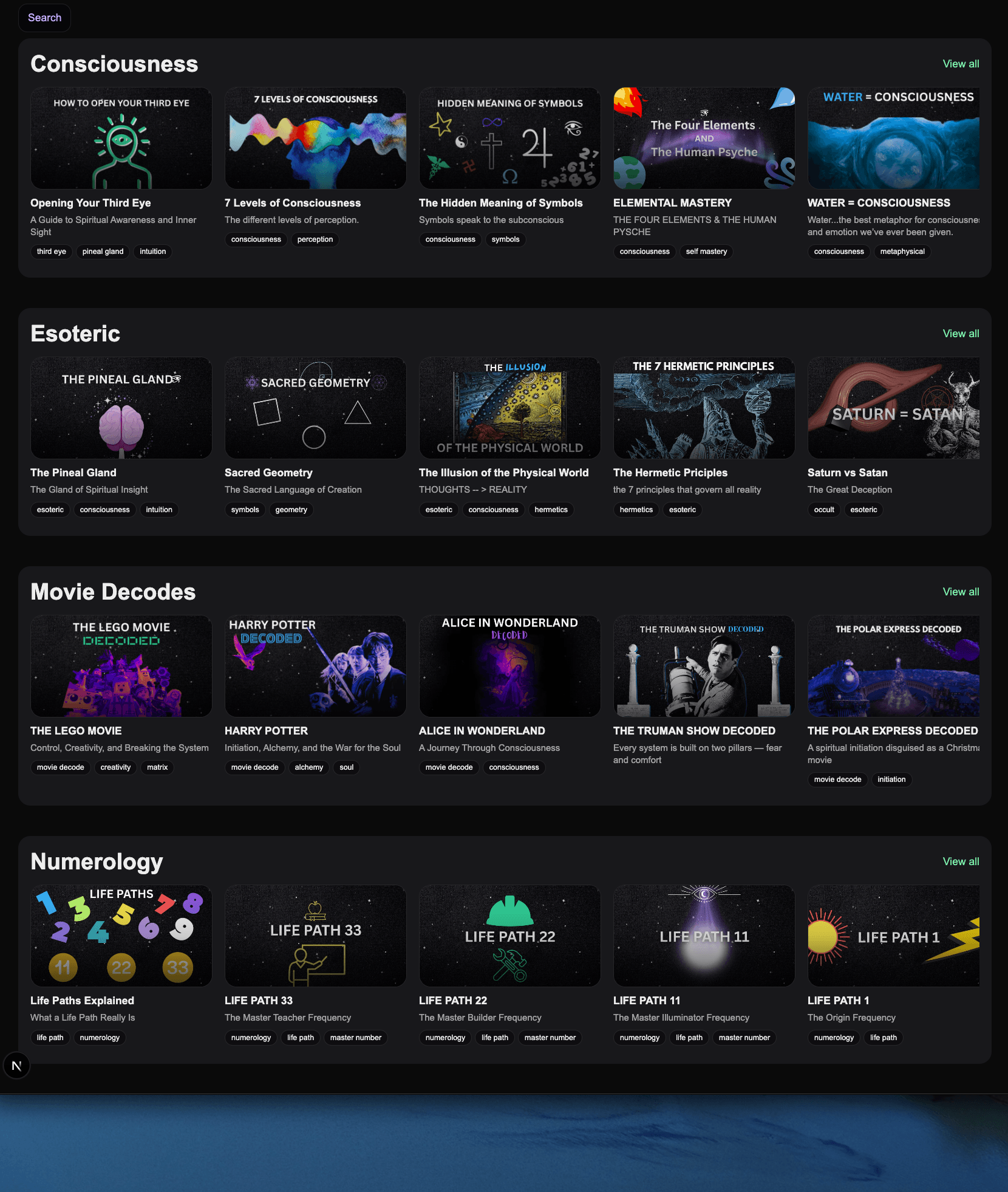 Akashaflix dashboard preview